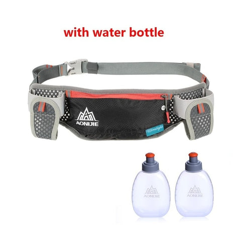 AONIJIE Running Hydration Waist Pack With Two Water Bottle 170ml Bag  Belt Bottle Phone Holder Waterproof Jogging