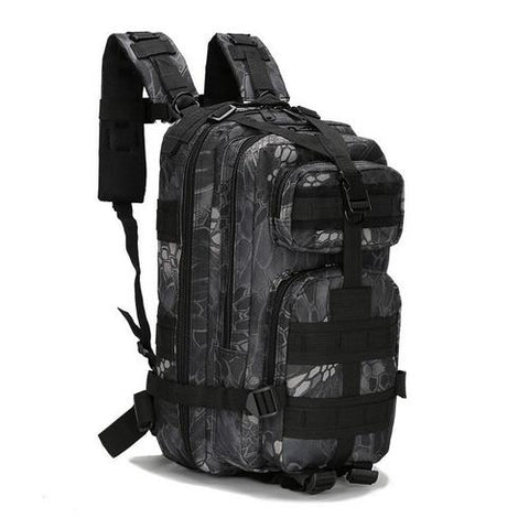 25L Nylon Tactical Backpack Military Backpack Waterproof Army Rucksack Outdoor Camping Hiking Fishing Large Capacity Bags