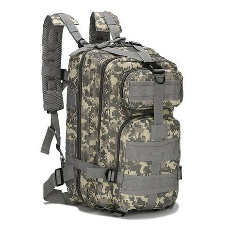 25L Nylon Tactical Backpack Military Backpack Waterproof Army Rucksack Outdoor Camping Hiking Fishing Large Capacity Bags