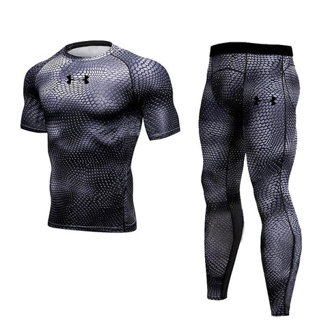 Brand Compression Sportswear Men's Sport Suits Quick Dry Running sets Clothes Sports Joggers Training Gym Fitness Tracksuits