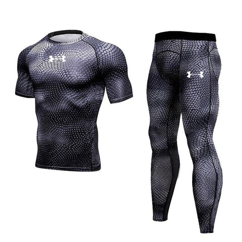 Brand Compression Sportswear Men's Sport Suits Quick Dry Running sets Clothes Sports Joggers Training Gym Fitness Tracksuits