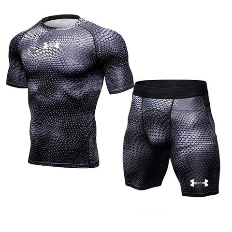 Brand Compression Sportswear Men's Sport Suits Quick Dry Running sets Clothes Sports Joggers Training Gym Fitness Tracksuits