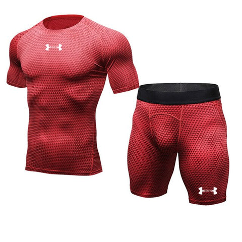 Brand Compression Sportswear Men's Sport Suits Quick Dry Running sets Clothes Sports Joggers Training Gym Fitness Tracksuits