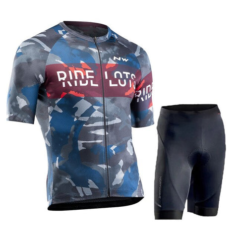 Northwave Summer Cycling Jersey Men Short Sleeve Set Maillot bib shorts Bicycle Clothes Sportwear Shirt Clothing Suit NW