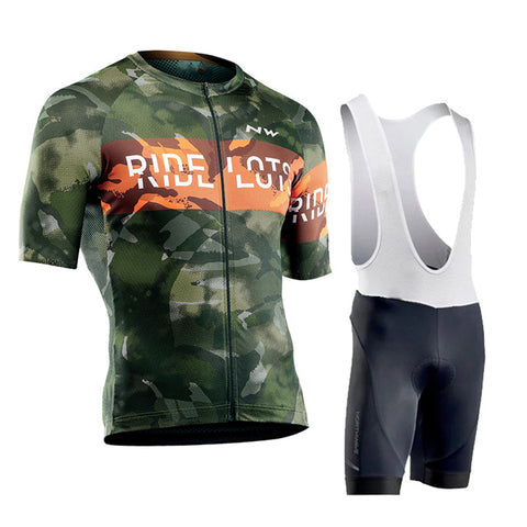 Northwave Summer Cycling Jersey Men Short Sleeve Set Maillot bib shorts Bicycle Clothes Sportwear Shirt Clothing Suit NW