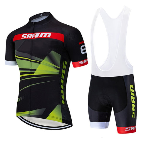 New 2020 SRAM cycling TEAM Clothing bike Jersey shorts Suit Ropa Ciclismo summer quick dry pro BICYCLING Shirts bottom Clothing