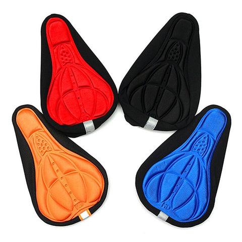 MTB Bicycle Seat Breathable Bicycle Saddle Seat Soft Thickened Mountain Bike Bicycle Seat Cushion Cycling Gel Pad Cushion Cover