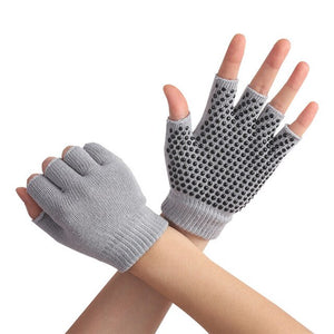 1pair Hand Protector Sports Half Finger Body Building Weightlifting Workout Riding Breathable Yoga Gloves Fitness Non Slip