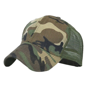 Outdoor Mesh Running Hats Men Camouflage Caps Summer Hat Men Army Cap Adjustable Hip Hop Dad Hat