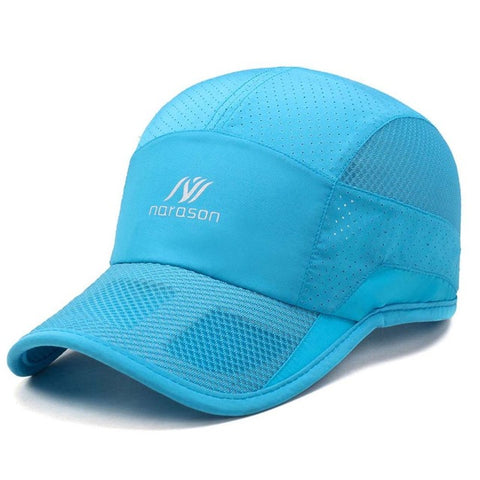 Men Women Outdoor Quick Dry  Grid Summer Sports Running Hat Caps Unisex Baseball Cap Spring Breathable Hat