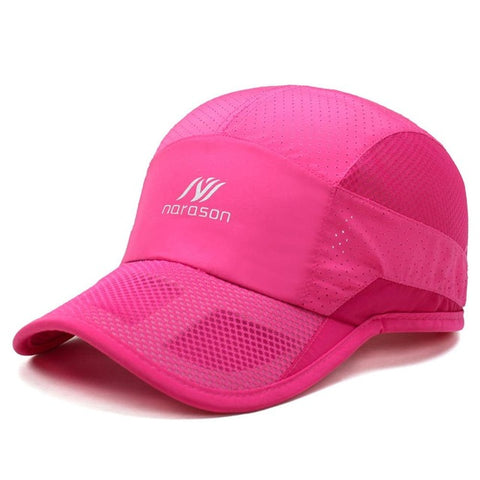 Men Women Outdoor Quick Dry  Grid Summer Sports Running Hat Caps Unisex Baseball Cap Spring Breathable Hat