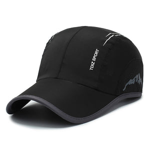 Tennis Baseball Cap Outdoor Sport Cap Summer Thin Breathable Sunscreen Hat Headwear Sports Wear With Adjustable Back Closure