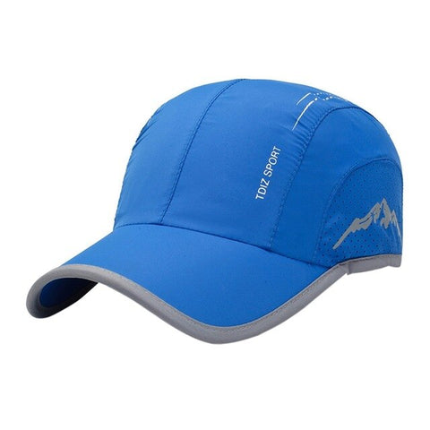 Tennis Baseball Cap Outdoor Sport Cap Summer Thin Breathable Sunscreen Hat Headwear Sports Wear With Adjustable Back Closure