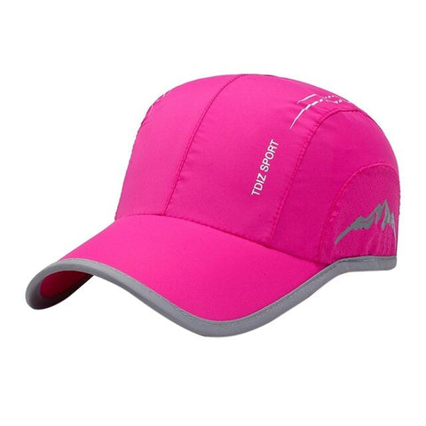 Tennis Baseball Cap Outdoor Sport Cap Summer Thin Breathable Sunscreen Hat Headwear Sports Wear With Adjustable Back Closure