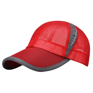 Men Quick Dry Outdoor Summer Sun Hat Casquette Chapeu Sports Mesh Men New Running Camping Hiking Caps Sport Hat Cap