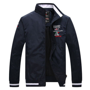 Men outdoor large size Jackets Thin sport jacket Outerwear Coat cotton coats British style sports climbing running jacket