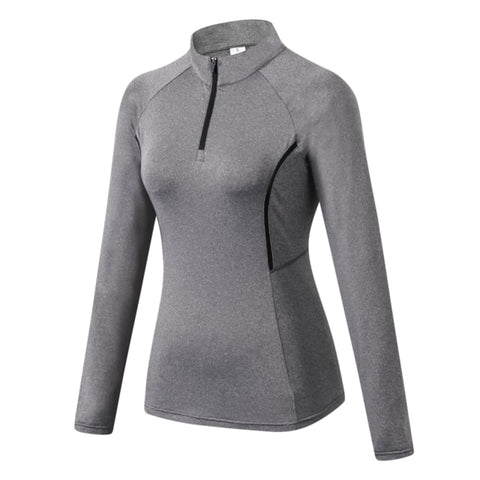 NEW Women's Running Jacket Fitness Training Zipper Jacket Sports Yoga Shirt Quick Dry Compression Tights Sportswear Sweatshirts