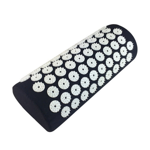 Yoga Acupressure Mat Pillow Massager & Relaxation Acupuncture Mat w/Bag-Relieve Head Back Foot Pain Stress Tension