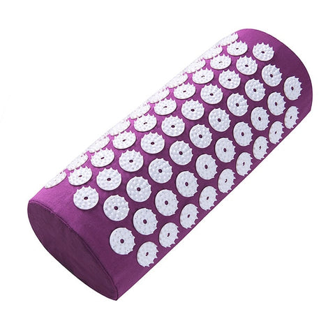 Yoga Acupressure Mat Pillow Massager & Relaxation Acupuncture Mat w/Bag-Relieve Head Back Foot Pain Stress Tension