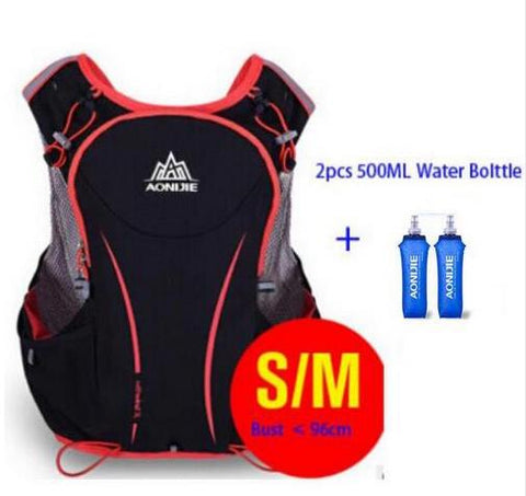 AONIJIE 5L Women Men Bag Marathon Hydration Vest Pack for 1.5L Water Bag Cycling Hiking Bag Outdoor Sport Running Backpack