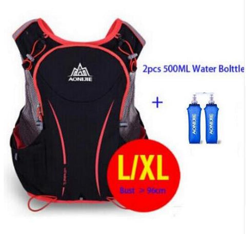 AONIJIE 5L Women Men Bag Marathon Hydration Vest Pack for 1.5L Water Bag Cycling Hiking Bag Outdoor Sport Running Backpack