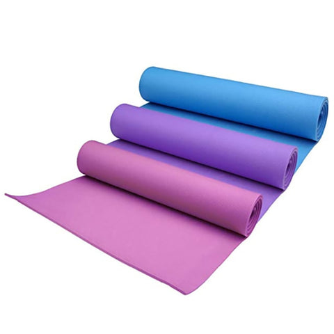 183 * 61 CM * 4 MM Yoga Mat Non-slip EVA Foam Yoga Pad Damp-proof Sleeping Mattress Mat For Pilates Fitness Workout Lose Weight