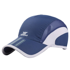 Summer Sports Caps Men Breathable Mesh Cap Quick Dry Hat Bone Snapback Male Climbing Running Sport Hats