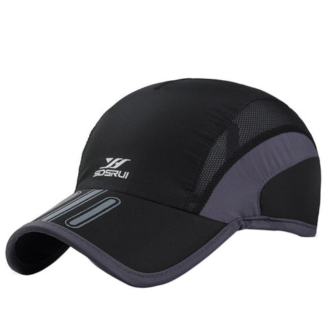 Summer Sports Caps Men Breathable Mesh Cap Quick Dry Hat Bone Snapback Male Climbing Running Sport Hats