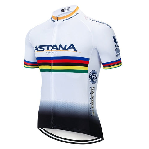 2019 Team ASTANA Cycling Clothing Set Mens Bicycle Maillot MTB Racing Ropa Ciclismo Summer Hombre Roupa Bike Jersey